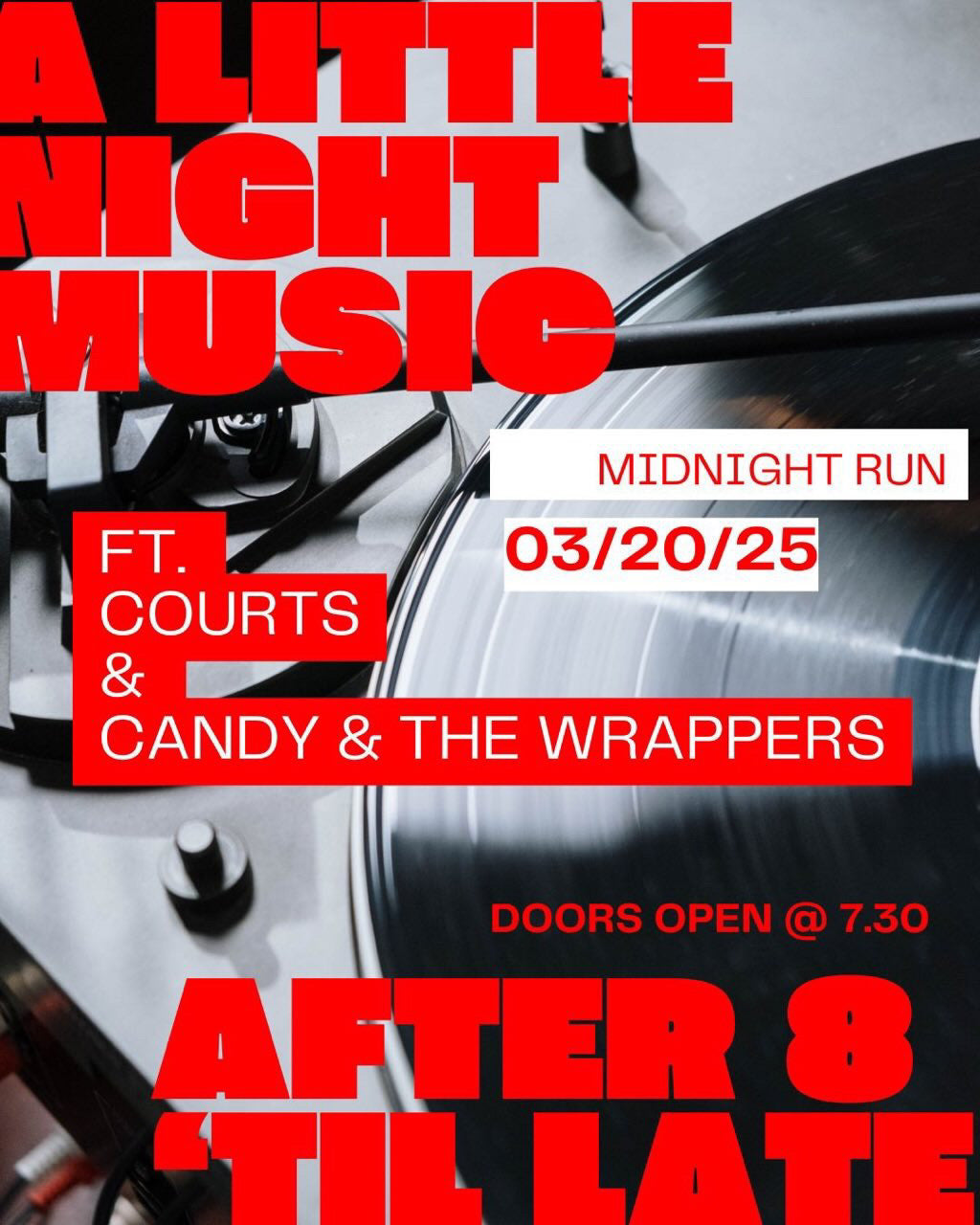 Courtney Bachert with Candy And The Wrappers